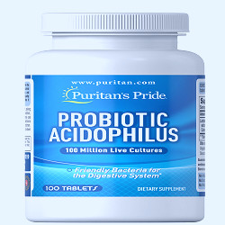 Probiotic Acidophilus 100 Capsules | Puritan's Pride